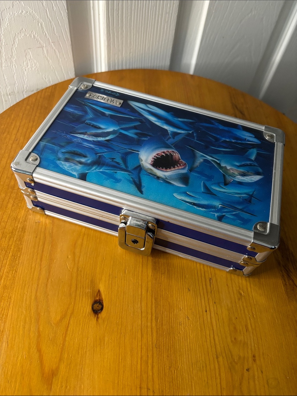Vaultz 3D Shark Locking Pencil Box with Keys